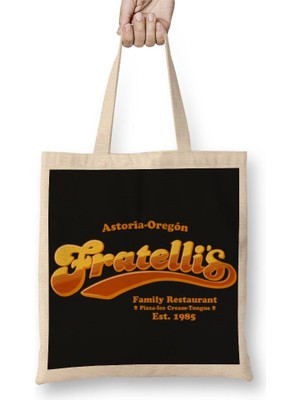 Baskı Dükkanı The Goonies Fratelli's Bez Çanta Uzun Saplı