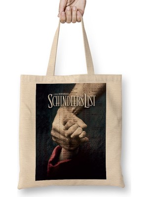 Baskı Dükkanı Schindler's List Bez Çanta Uzun Saplı