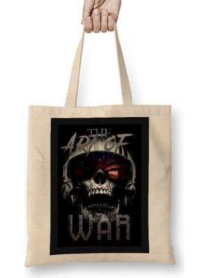 Baskı Dükkanı The Art Of War Bez Çanta Uzun Saplı