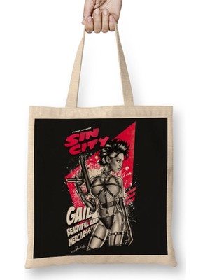 Baskı Dükkanı Silverhawks The Quicksilver Bez Çanta Uzun Saplı