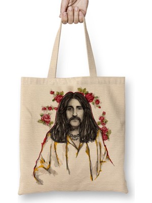 Baskı Dükkanı Barış Manço Bez Çanta Uzun Saplı