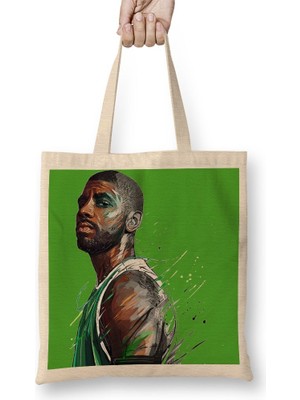 Baskı Dükkanı Kyrie Irving 004 Kyrie Irving Bez Çanta Uzun Saplı