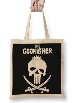 Baskı Dükkanı The Goonies The Goonisher Bez Çanta Uzun Saplı