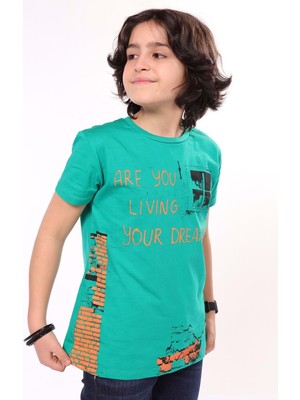 Toontoy Kids Toontoy Erkek Çocuk Baskılı Tişört