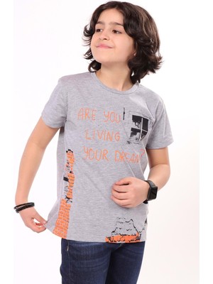 Toontoy Kids Toontoy Erkek Çocuk Baskılı Tişört