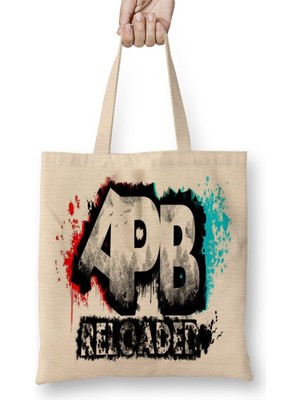 Baskı Dükkanı Apb Reloaded Bez Çanta Uzun Saplı