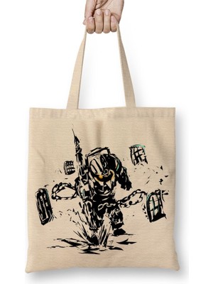 Baskı Dükkanı Nautilus Bez Çanta Uzun Saplı