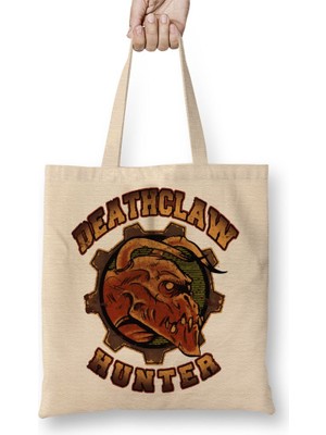 Baskı Dükkanı Hunter Bez Çanta Uzun Saplı