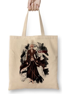 Baskı Dükkanı Bleach Ichigo Bez Çanta Uzun Saplı