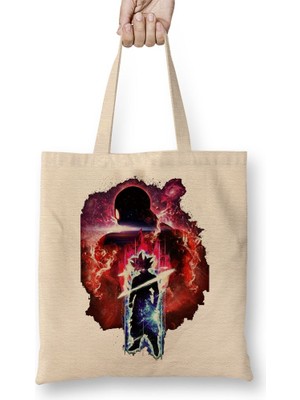 Baskı Dükkanı King 02 Bez Çanta Uzun Saplı