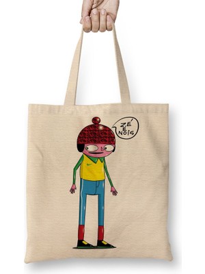 Baskı Dükkanı Bekos Arte Urbana Bez Çanta Uzun Saplı