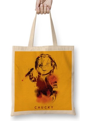Baskı Dükkanı Child's Play -Good Guys Chucky Bez Çanta Uzun Saplı