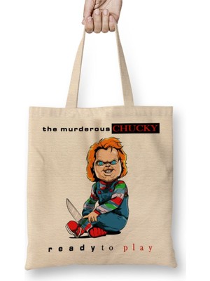 Baskı Dükkanı Ready To Play Kids Chucky Bez Çanta Uzun Saplı