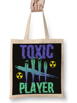 Baskı Dükkanı Dead By Daylight Pig Killer Bez Çanta Uzun Saplı