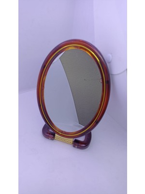 Chic De Mirror Dekoratif Oval Ayna Çift Taraflı