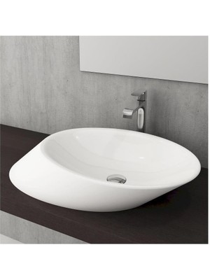 Bocchi Vessel Yatay Çanak Lavabo 72CM Banyo 1013-001-0125