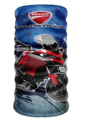 E-Taktik Extreme Ducati Monster - Multistrada Motosiklet Bandana Boyunluk Maske