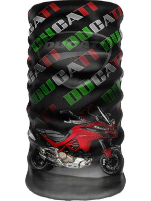 E-Taktik Extreme Ducati Monster - Multistrada Motosiklet Bandana Boyunluk Maske