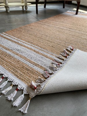 Halımax Just Yeni Nesil Yıkanabilir Püsküllü Dokuma Taban Kilim 06 80 x 150 cm.