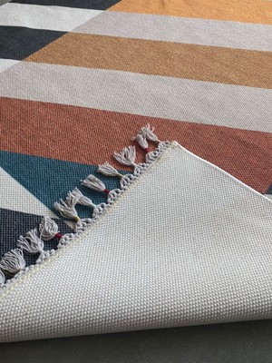 Halımax Just Yeni Nesil Yıkanabilir Püsküllü Dokuma Taban Kilim 08 80 x 150 cm.