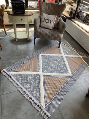 Halımax Just Yeni Nesil Yıkanabilir Kabartmalı Dokuma Taban Kilim 02 80 x 150 cm.