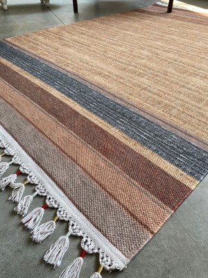 Halımax Just Yeni Nesil Yıkanabilir Püsküllü Dokuma Taban Kilim 07 80 x 150 cm.