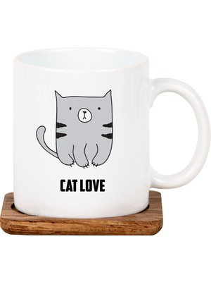 Kedi Aşkı Kupa