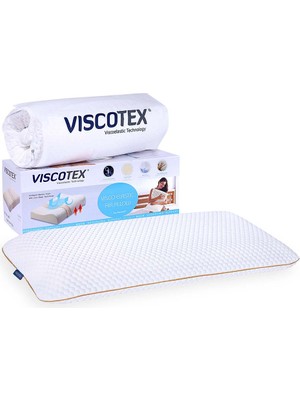 Viscotex Visco Ortopedik Çocuk Yastığı (Sensitive Baby) 66X33X6CM, Beyaz