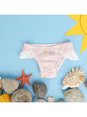 Neopy Kız Bebek Kuğu Fırfırlı Bikini Altı