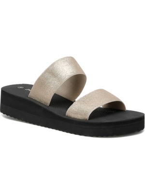 Polaris 401415.Z2FX Altın Kadın Terlik