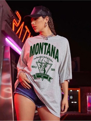 Trendypassion Montana Oversize Tasarım Tshirt