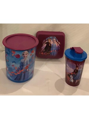 Tupperware Frozen Beslenme Seti Karlar Ülkesi(Elsalı)