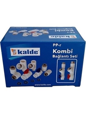 Kalde Kombi Bağlantı Seti (Dirsekli)