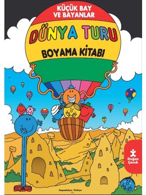 Küçük Bay ve Bayanlar Dünya Turu Boyama Kitabı