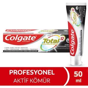 Total Charcoal Profesyonel Temizlik Kömürlü Diş Macunu 50 Ml
