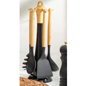 Woodland Black 6 Parça Servis Seti
