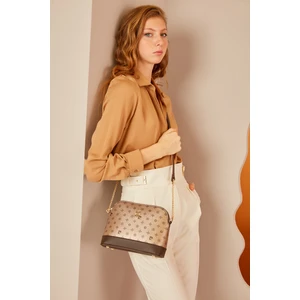 Pierre Cardin Altın Monogram Çapraz Çanta 05PO22Y1529-MN A