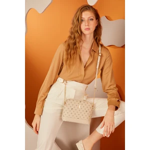 Pierre Cardin Bej Monogram Çapraz Çanta 05PO22Y1529-MN Bj