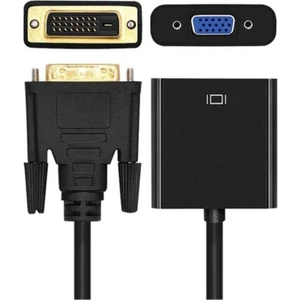 Dvı-D To VGA 24 + 1 Dvi-D Dijital - VGA Aktif Dönüştürücü -Dvi Erkek (24 + 1) To VGA Dişi Dönüştürücü