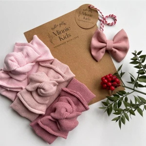 Kız Bebek Çocuk 3'lü Ribana Bandana Seti