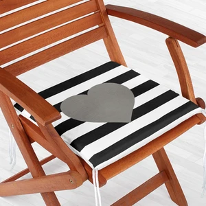 Realhomes Modern Kalp Desen Dekoratif Kare Sandalye Minderi 40x40cm Fermuar