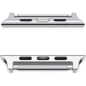 Apple Watch Uyumlu 42 44 45 mm Metal Kordon Kayış Adaptörü Pimli 22mm