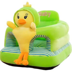 Love Home Bebekler Için Ördek Figürlü Peluş Koltuk - Yeşil (Yurt Dışından)