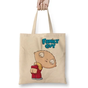 Baskı Dükkanı Family Guy Stewie Bez Çanta Uzun Saplı