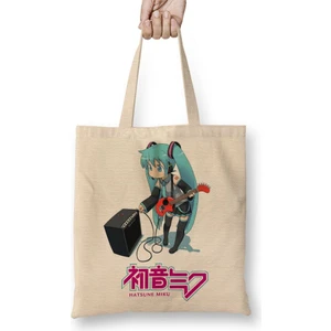 Baskı Dükkanı Hatsune Miku One Piece Anime Naruto Death Note Hellsing Bez Çanta Uzun Saplı