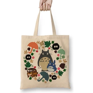 Baskı Dükkanı Totoro 01 Bez Çanta Uzun Saplı
