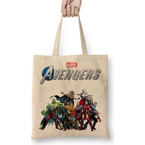 Baskı Dükkanı Marvel Avengers 05 Bez Çanta Uzun Saplı