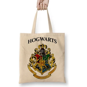 Baskı Dükkanı Hogwarts Bez Çanta Uzun Saplı