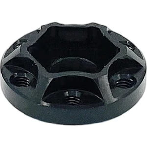 Tekerlek Hex Hubs Yedek Parçaları Için Axial 1/10 SCX10 1.9 / 2.2 Inç Tekerlek Rc Araba 6mm Siyah (Yurt Dışından)