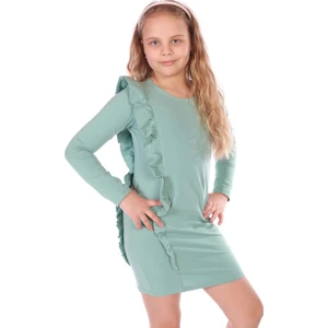 Toontoy Kids Toontoy Kız Çocuk Fırfır Detaylı Elbise